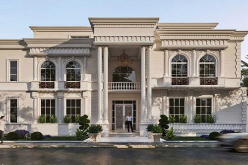 طراحی ویلا کلاسیک