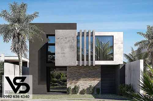 نمای مدرن ویلایی